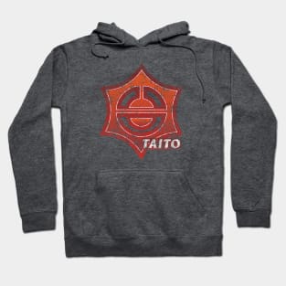 Taito Ward of Tokyo Japanese Symbol Distressed Hoodie